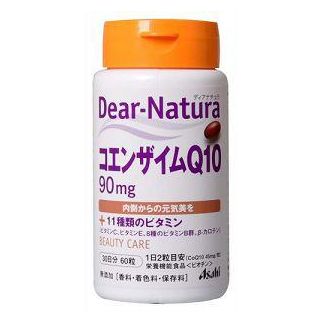 Asahi Dear Natura CoQ-10 90 мг Коензим Q10 + 11 вітамінів, 60 капс на 30 днів