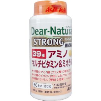 Dear Natura STRONG Японські вітаміни, мінерали, амінокислоти (39 компонентів), 150 таблеток на 50 днів