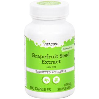Vitacost Grapefruit Seed Extract Екстракт насіння грейпфрута, 125 мг, 100 капсул