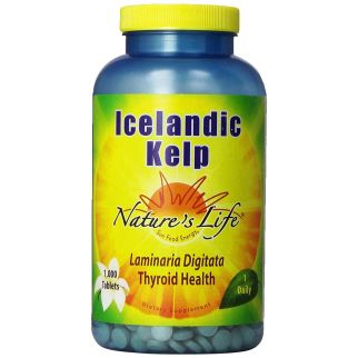 Nature's Life Ламінарія Ісландська Йод натуральний, 1000 таблеток