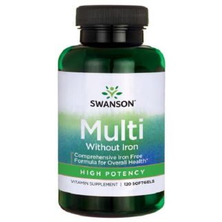 SWANSON PREMIUM Multi Without Iron - High Potency вітаміни для спортсменів, 120 капсул