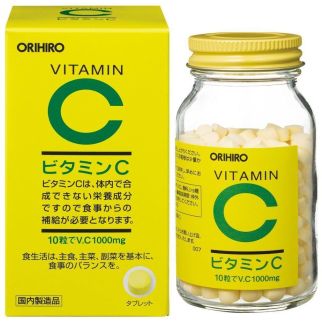ORIHIRO Вітамін C, 100 мг, японська якість, 300 таблеток