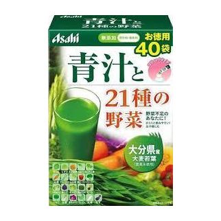 Asahi Ранкова Сила зелений сік із 21 різновиду овочів, 40 пакетиків по 3,3 г