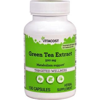 Vitacost Екстракт зеленого чаю (США) 500 мг, 100 капсул