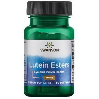 Swanson Lutein Лютеїн з календули 20 мг, 60 капсул, Канада