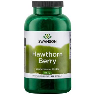Swanson Premium Hawthorn Berries 565 мг Глід, 250 капсул