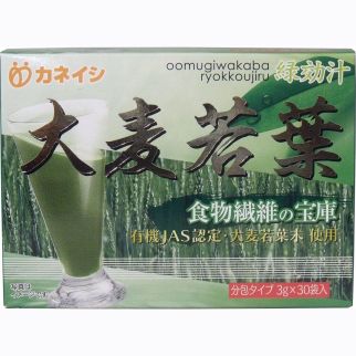 Kaneishi oomugiwakaba ryokkoujiru Японський сік Аодзіру з паростків ячменю Вакаба, 30 пакетиків по 3 г