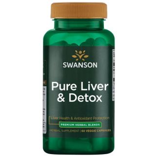Swanson Ultra Pure Liver & Detox Регенерація та очищення печінки, 60 капсул