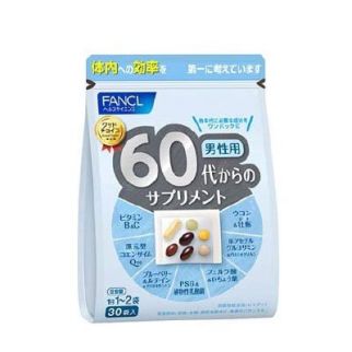FANCL японські преміальні вітаміни + все, що потрібно для чоловіків 60+ років, 30 пакетів на 30 днів. До 03/2026