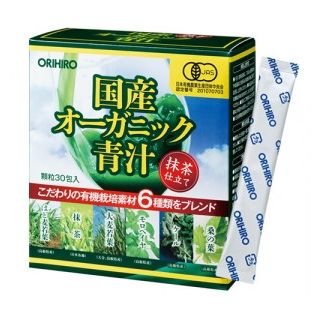 Orihiro Аодзіру органічні сублімовані соки рослин Японії, 30 саше по 2 г на 30 днів