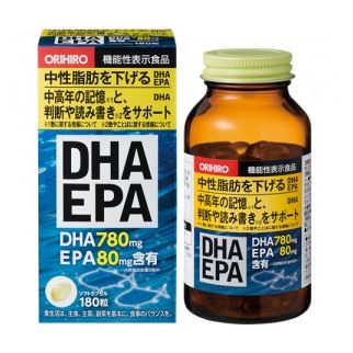 ORIHIRO DHA (780) EPA (80) DPA (18) риб'ячий жир, 180 капсул на 30 днів