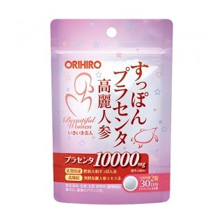 ORIHIRO плацента 10000, супон, женьшень, 60 таб на 30 днів