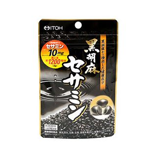 ITOH сезамін із чорного кунжуту 10 мг для спалювання жиру, 60 капсул на 30 днів