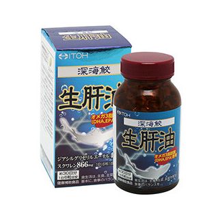 ITOH олія печінки глибоководної акули, сквален, Omega 3, DHA, EPA, 180 м'яких капсул на 30 днів. До 06/2026