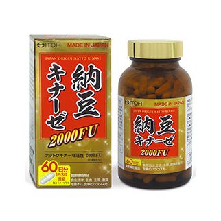 ITOH Наттокіназа 2000FU, 180 капсул на 60 днів