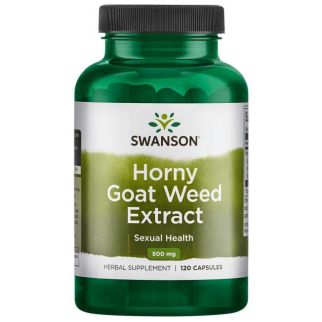 Swanson Horny Goat Weed Extract Горянка екстракт 500 мг, 120 капс