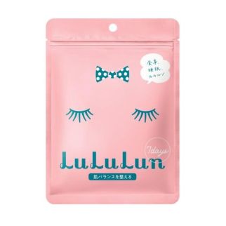 Lululun Pink Зволожуюча тканинна маска для обличчя, 7 шт (108 мл есенції)