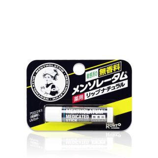 ROHTO Mentholatum Medicated Lipstick Бальзам для чутливих губ без запаху, 4,5 г