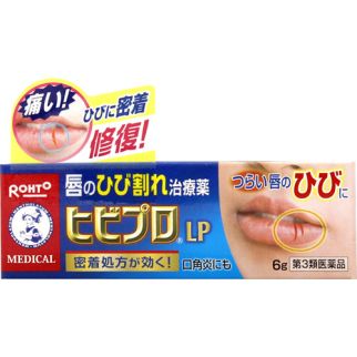 ROHTO Mentholatum Hibipro LP бальзам від тріщин на губах із вітаміном B6, Е, алантоїном, пантенолом, 6 г