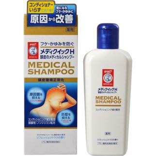 Rohto Quick H Scalp Medical шампунь від лупи, свербіння і запаху шкіри голови, 200 мл