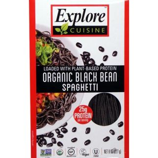 Explore Cuisine органічні спагеті з чорних соєвих бобів, багаті на білок (25 г) уп. 227 г