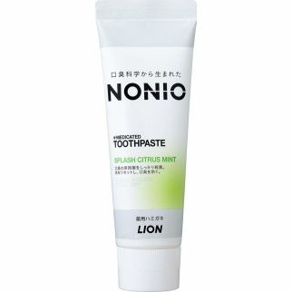 Lion Nonio Hamigaki Splash Citrus Mint профилактическая зубная паста 130 г