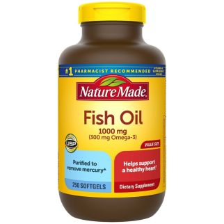 Nature Made Fish Oil 1000 mg риб'ячий жир, 250 ЖК