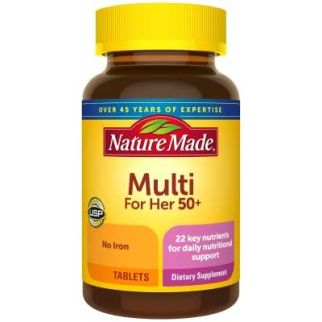 Nature Made multi for her 50+ мультивітаміни для жінок, 90 таблеток на 90 днів