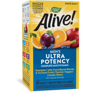 Nature's Way Alive!® Once Daily Men's Ultra Мультивітаміни та мінерали для чоловіків, 60 таб.