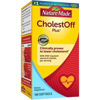 Nature Made CholestOff® Plus рослинні стероли та станоли для зниження рівня холестерину, 100 ЖК