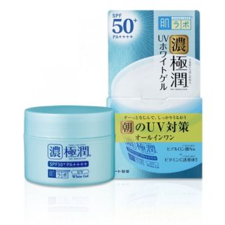 HADA LABO Koi-Gokujyun UV White Gel SPF50+ PA++++ Сонцезахисний гіалуроновий гель для обличчя, 90 г