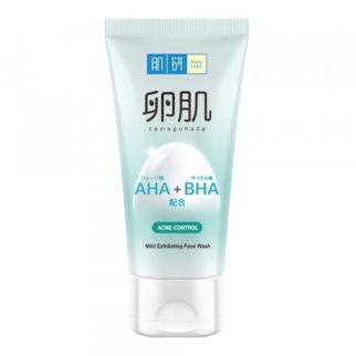 HADA LABO AHA+BHA Acne Control Face Wash пінка для вмивання з кислотами, проти акне, 130 г