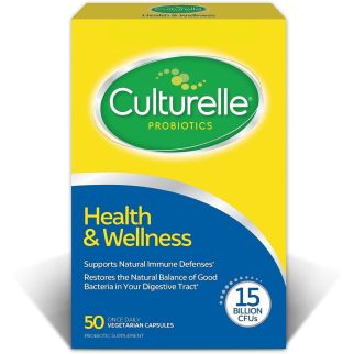 Culturelle Probiotics з Lactobacillus rhamnosus GG (15 млрд КУО), 50 таблеток