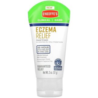 O'Keeffe's Eczema Relief Hand Cream заспокійливий крем для рук при екземі, сверблячці, подразненнях, 57 г