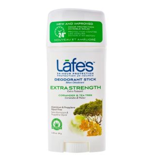 Lafe's Stick -Extra Strength (Coriander + Tea Tre) Дезодорант без алюмінію, соди, парабенів, триклозану, натуральний, 63 г