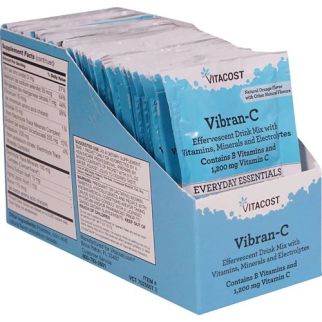 Vitacost Vibran-C вітаміни та електроліти, апельсин 30 пакетів по 7,4 гр