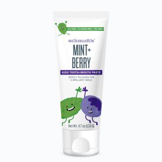 Schmidt's Kids Mint & Berry Дитяча паста без фтору від 2-х років , м'ята і ягоди, 133 г