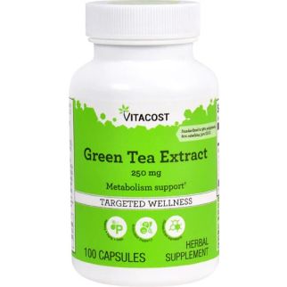 Vitacost (США) Екстракт зеленого чаю стандартизований 250 мг, 100 капсул