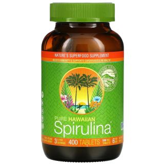Nutrex Hawaii Pure Hawaiian Spirulina спіруліна гавайських островів, 500 мг 400 таблеток
