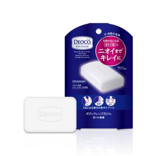 ROHTO Deoco Мило з лактоном, каоліном повертає природний запах, 75 г