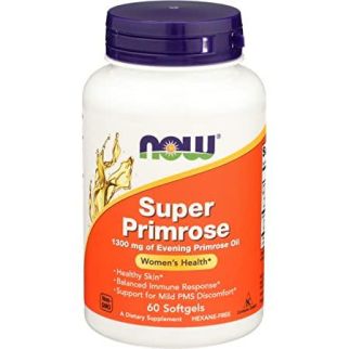 Now Super Evening Primrose Oil Олія примули вечірньої 1300 мг, 60 ЖК