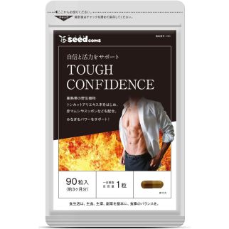Seedcoms Tough Confidence Японський комплекс для чоловічої сили та здоров'я, 90 капсул на 90 днів прийому