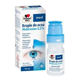 Doppelherz Med гіалуронові краплі для очей, 10 мл