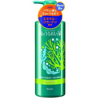 Kracie Umi No Uruoiso зволожуючий і відновлюючий кондиціонер для волосся з морськими водоростями, 520 мл