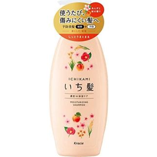 Kracie Ichikami Зволожуючий, відновлюючий шампунь з абрикосовою олією і натуральними екстрактами, 480 мл