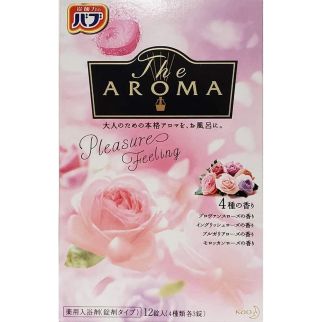 КАО Bub The Aroma Pleasure Feeling шипучі таблетки для прийняття ванни, 4 різних аромату троянди 12х40 г