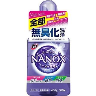 Lion Top Super Nanox Smell Dedicated Концентрований рідкий засіб для прання білизни, усуває запах, 400 мл