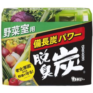 ST Dashshutan Японський поглинач запахів з деревним вугіллям для овочевої камери холодильника, 140 г