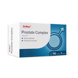 Prostate Complex Dr.Max екстракти Saw Palmetto, кропиви, лікопін, цинк, селен, мідь, 90 капсул на 90 дн. До 12/26
