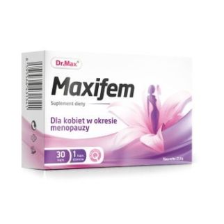 Dr.Max Maxifem ізофлавони сої, екстракт хмелю, ресвератрол, вітаміни, 30 капсул на 30 днів